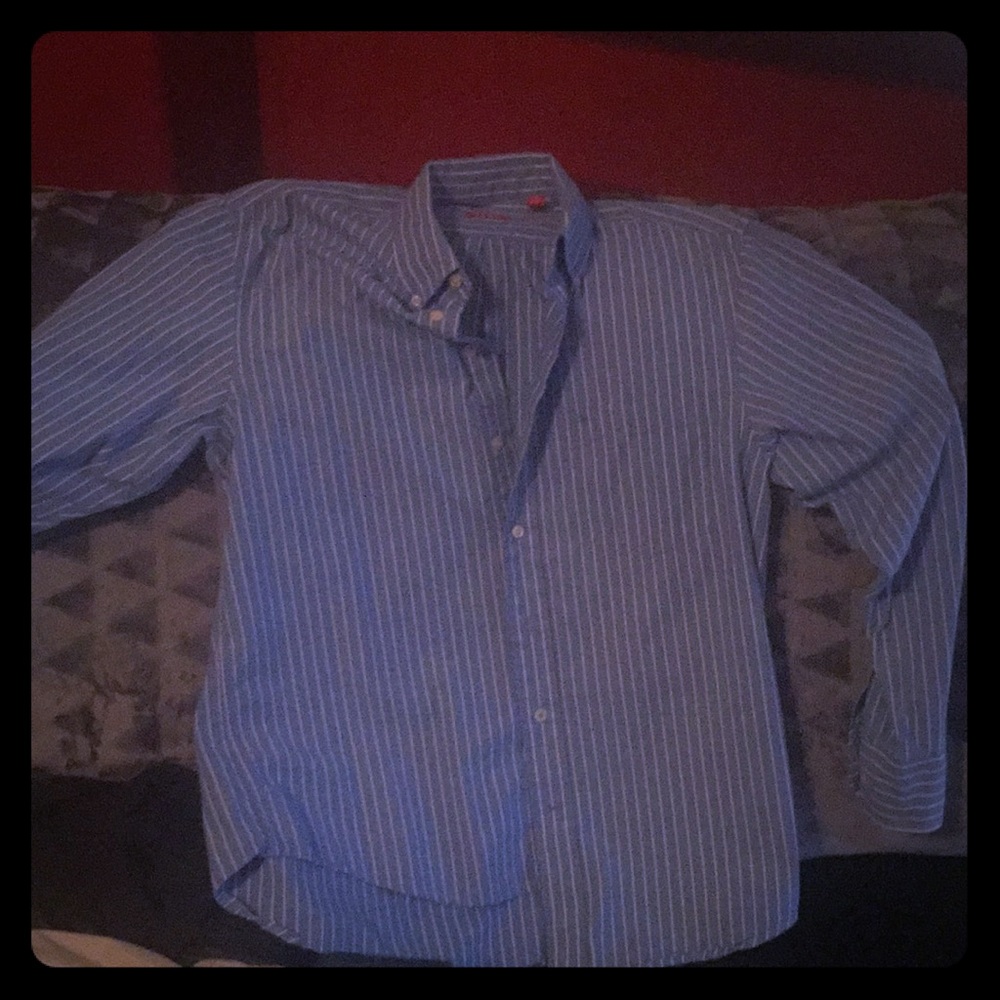 An Izod stripped button up